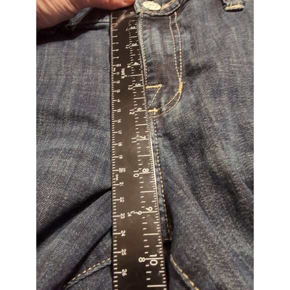 Rock Republic Berlin Women's Blue Dark Wash Denim Jeans Size 14 Skinny - Picture 7 of 9